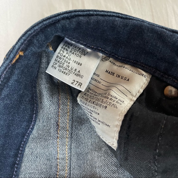 Agolde. Adriano Goldschmied AG High Rise Ballad 27R - Picture 8 of 8